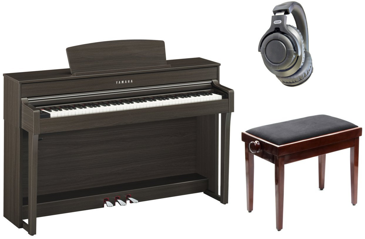 Ψηφιακό Πιάνο Yamaha CLP-645 DW SET Σκούρο ξύλο καρυδιάς Ψηφιακό Πιάνο