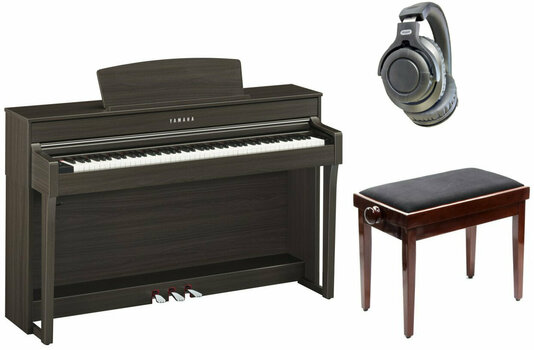 Pianino cyfrowe Yamaha CLP-645 DW SET Dark Walnut Pianino cyfrowe - 1