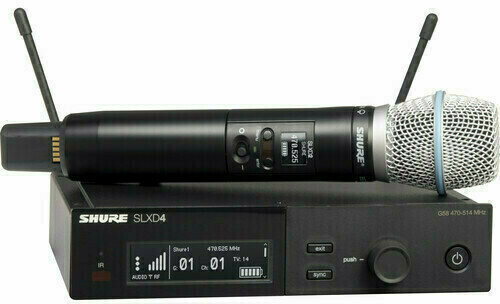 Ασύρματο Σετ Handheld Microphone Shure SLXD24E/Beta87A G59 - 1