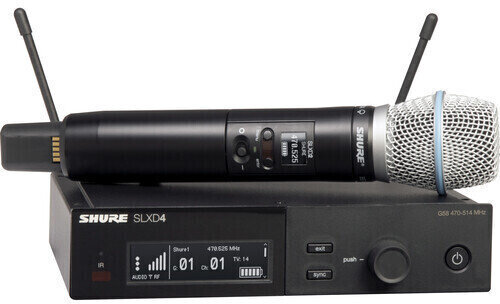 Wireless Handheld Microphone Set Shure SLXD24E/Beta87A J53