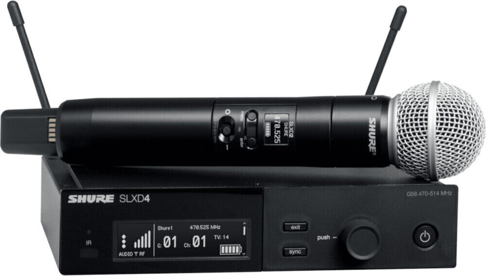 Wireless Handheld Microphone Set Shure SLXD24E/SM58 G59