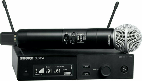 Wireless Handheld Microphone Set Shure SLXD24E/SM58 G59 - 1