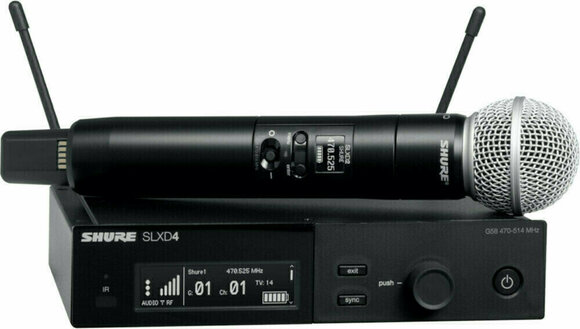 Ruční bezdrátový systém, handheld Shure SLXD24E/SM58 S50 - 1