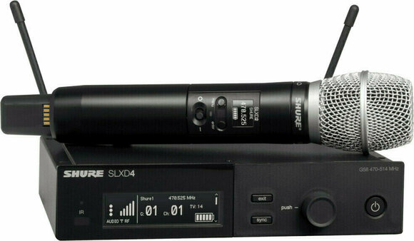 Wireless Handheld Microphone Set Shure SLXD24E/SM86 G59 - 1
