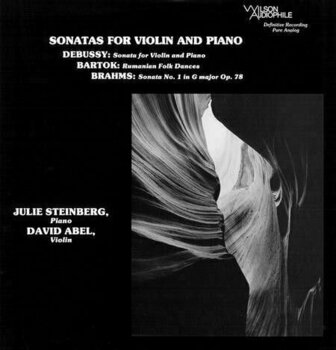 LP David Abel/Julie Steinberg - Debussy/Brahms/Bartok: Sonatas For Violin And Piano (200g) (Remastered) - 1