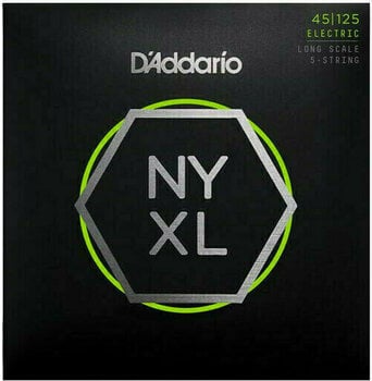 Jeux de 5 cordes basses D'Addario NYXL45125 - 1