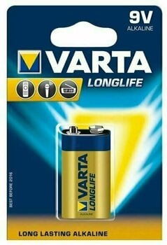 9V батерия Varta 9V батерия 6F22 Longlife - 1