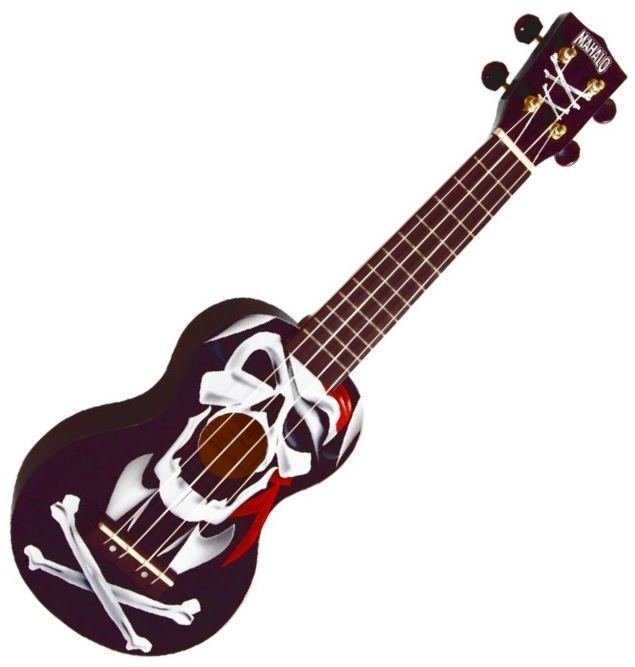 Sopránové ukulele Mahalo Soprano Ukulele Pirate Black
