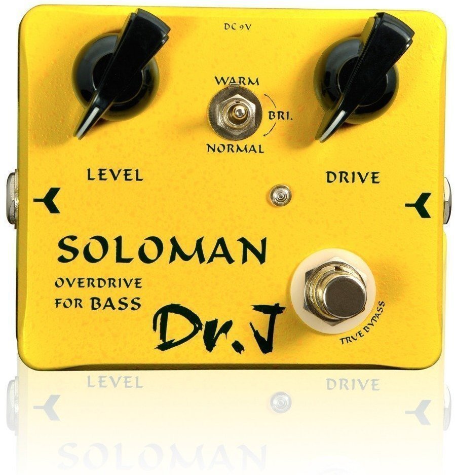 Basgitarr effektpedal Dr. J Pedals D52 Soloman Bass Overdrive