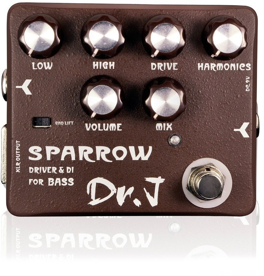 Baskytarový efekt Dr. J Pedals D53 Sparrow Driver&DI for Bass
