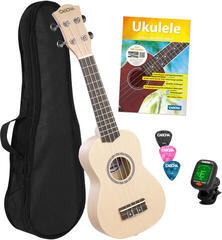 Cascha HH 3975 EN Soprano Ukulele Cream