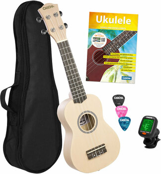 Soprano ukulele Cascha HH 3975 EN Soprano ukulele Cream - 1