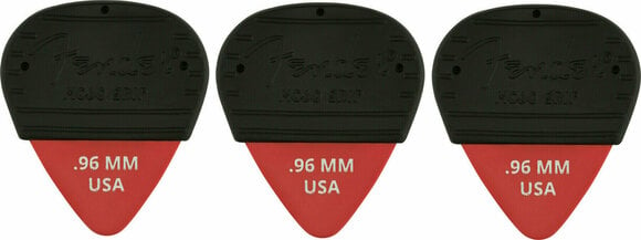 Pick Fender Mojo Grips Dura-Tone Delrin .96 3 Pick - 1