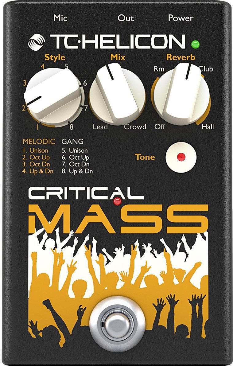 Vocal Effects Processor TC Helicon Critical Mass