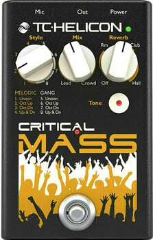 Processador de efeitos vocais TC Helicon Critical Mass - 1