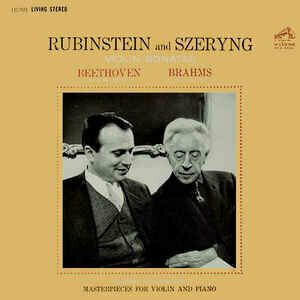 LP Rubinstein and Szeryng - Beethoven: Sonatas No. 8, Op. 30, No. 3 / Brahms: No. 1, Op. 78 (LP) (200g) - 1