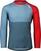 Kolesarski dres, majica POC MTB Pure LS Jersey Calcite Blue/Prismane Red S