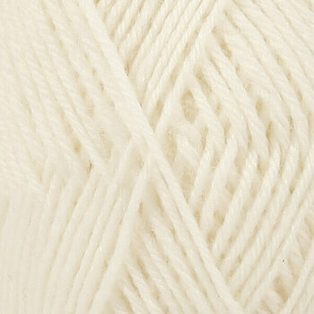 Knitting Yarn Drops Karisma Knitting Yarn Uni Colour 01 Off White - 1
