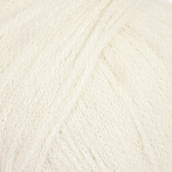 Knitting Yarn Drops Sky Uni Colour 01 White Knitting Yarn - 1