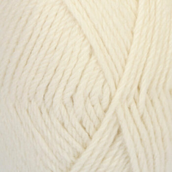 Knitting Yarn Drops Lima Uni Colour 0100 Off White - 1