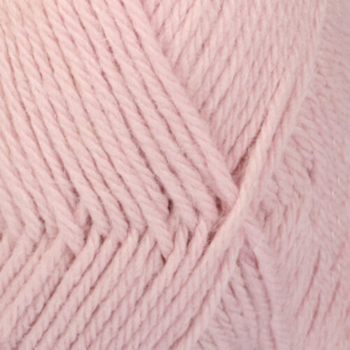 Fios para tricotar Drops Lima Fios para tricotar Uni Colour 3145 Powder Pink