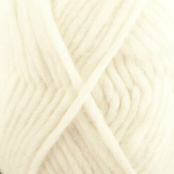 Strickgarn Drops Snow Uni Colour 01 Off White - 1