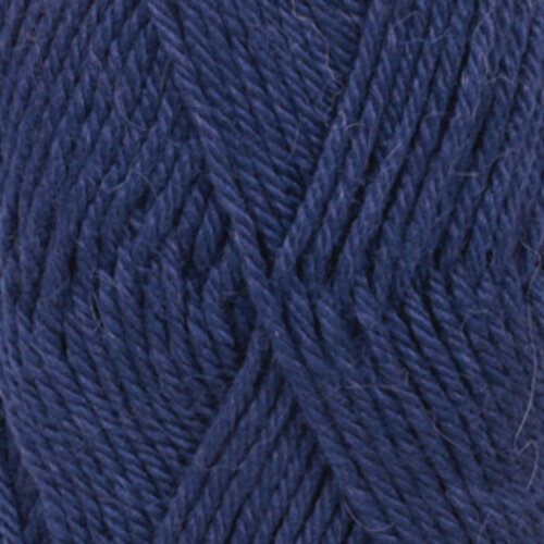 Fios para tricotar Drops Lima Uni Colour 9016 Navy Blue