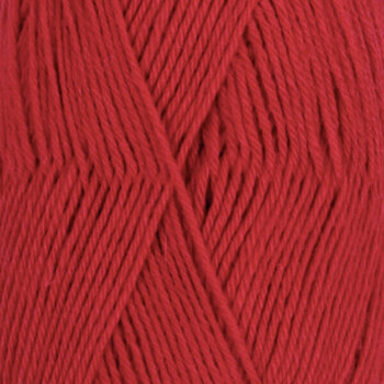 Knitting Yarn Drops Nord Uni Colour 14 Red - 1