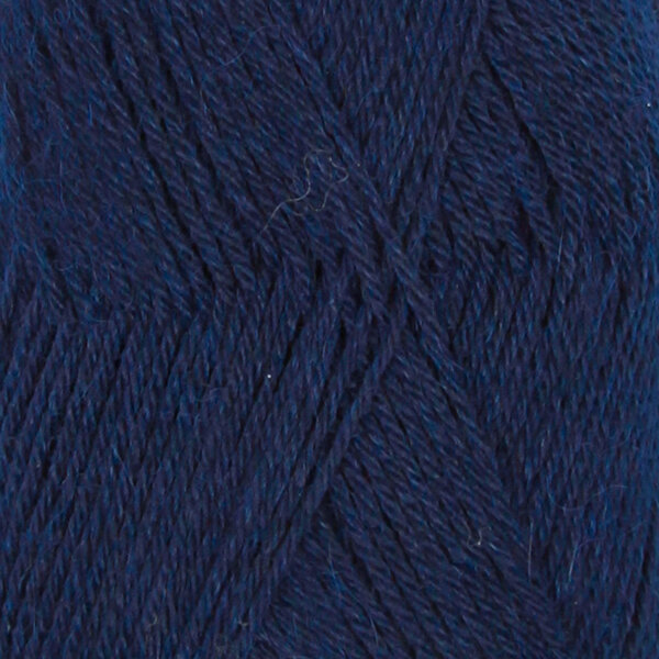 Fire de tricotat Drops Nord Uni Colour 15 Navy Blue