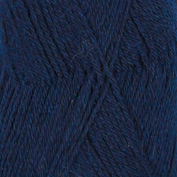 Fios para tricotar Drops Nord Uni Colour 15 Navy Blue - 1