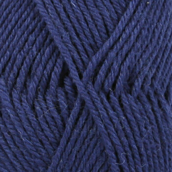 Fios para tricotar Drops Karisma Uni Colour 17 Navy Blue - 1
