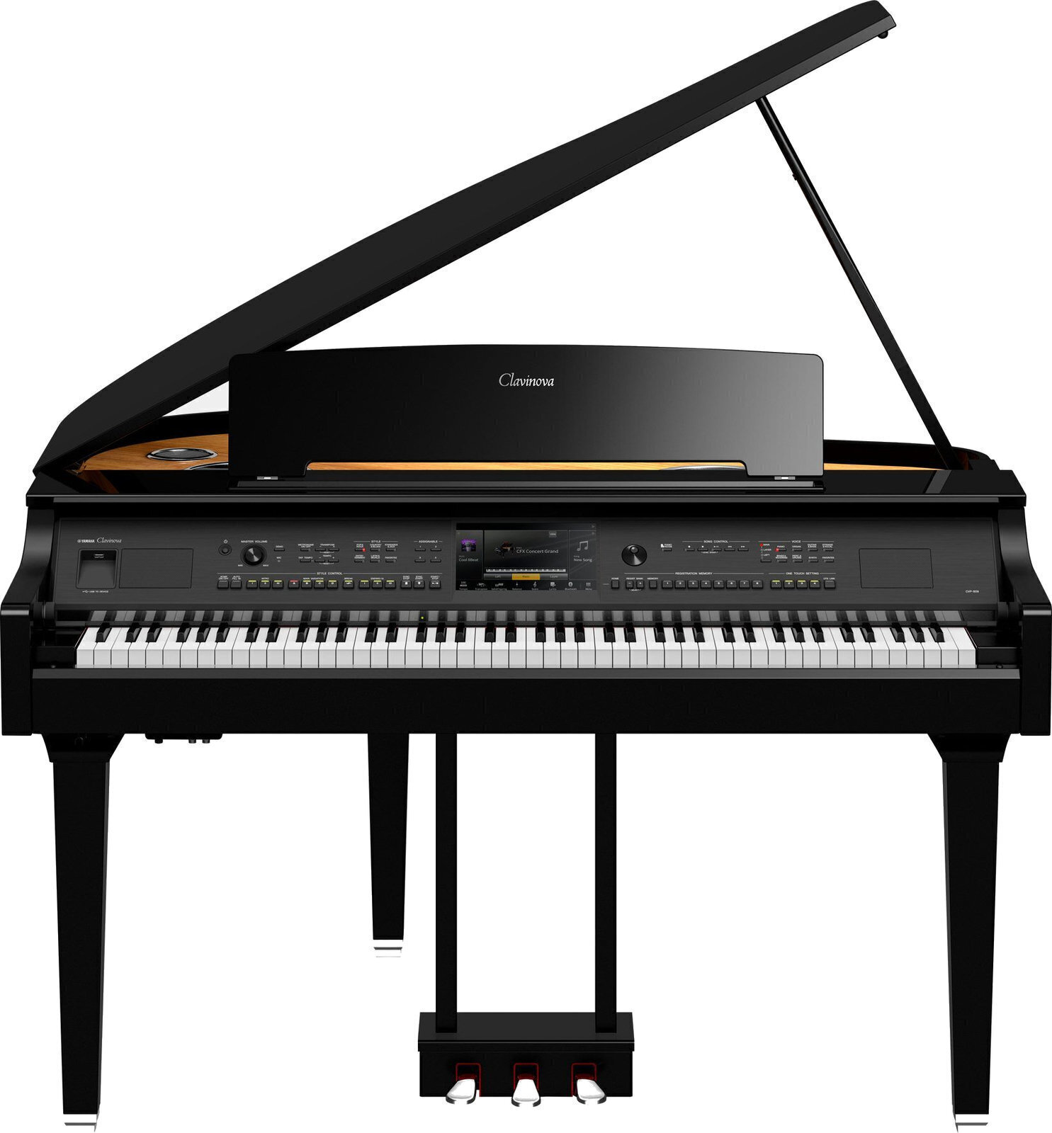 Piano numérique Yamaha CVP 809GP Polished Ebony Piano numérique