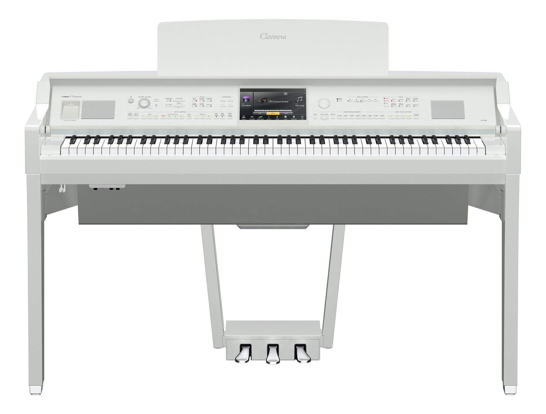 Digitaalinen piano Yamaha CVP 809 Polished White Digitaalinen piano
