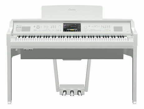 Digitális zongora Yamaha CVP 809 Polished White Digitális zongora - 1