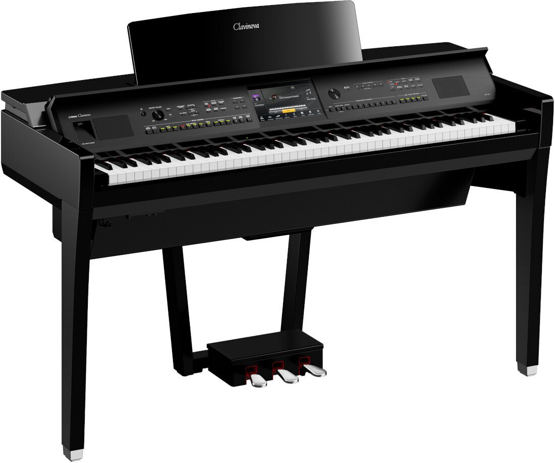 Digitális zongora Yamaha CVP 809 Fekete Digitális zongora