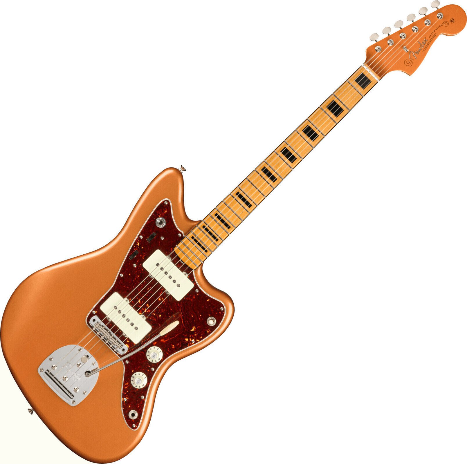 Electric guitar Fender Troy Van Leeuwen Jazzmaster Bound MN Copper Age