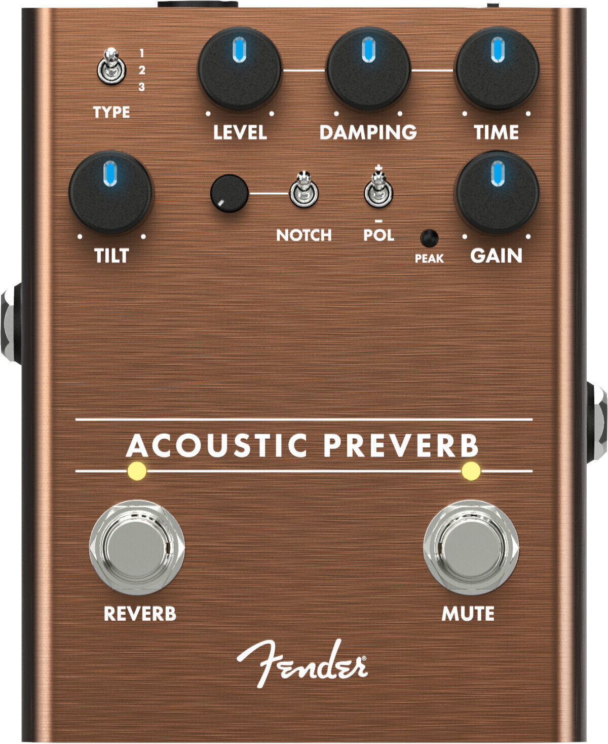 Guitar Effects Pedal Fender Acoustic Preverb