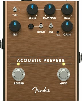 Guitar Effects Pedal Fender Acoustic Preverb - 1