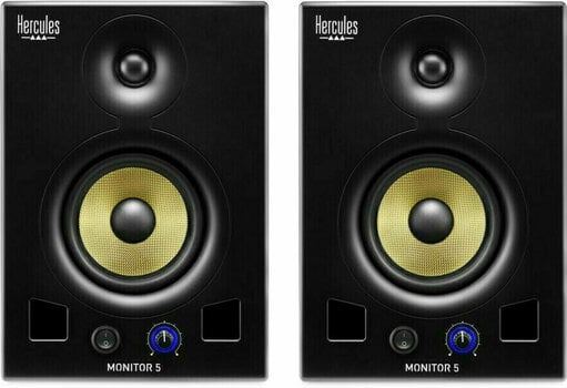2-лентови активни студийни монитори Hercules DJ Monitor 5 - 1