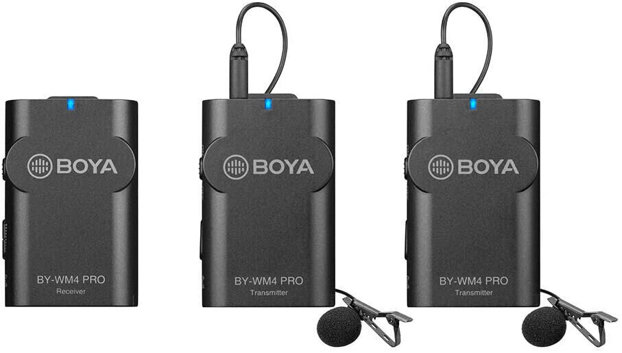 Système audio sans fil pour caméra BOYA BY-WM4 Pro K2