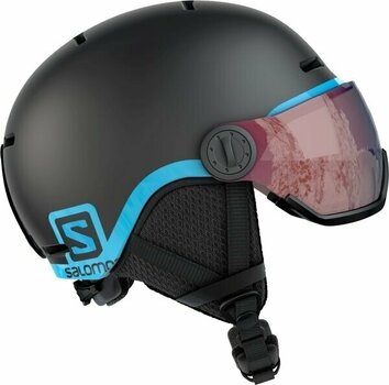 Ski Helmet Salomon Grom Visor Black/Tonic Orange L (56-59 cm) Ski Helmet - 1