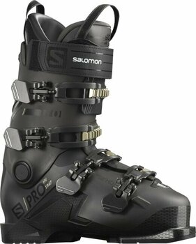 Обувки за ски спускане Salomon S/PRO Belluga/Black/Pale Kaki 27/27,5 Обувки за ски спускане - 1