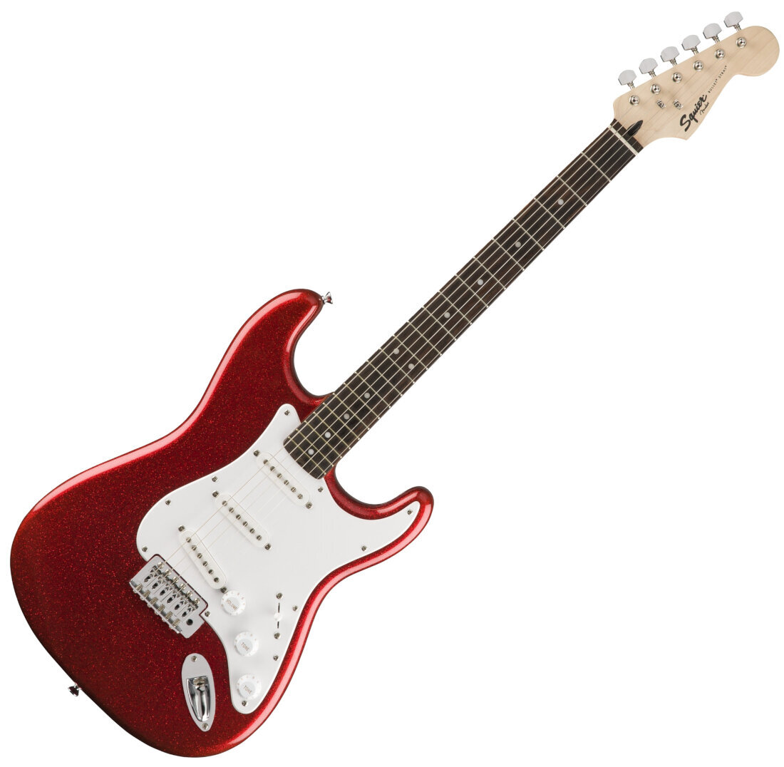 Elektrische gitaar Fender Squier FSR Bullet Stratocaster HT IL Red Sparkle