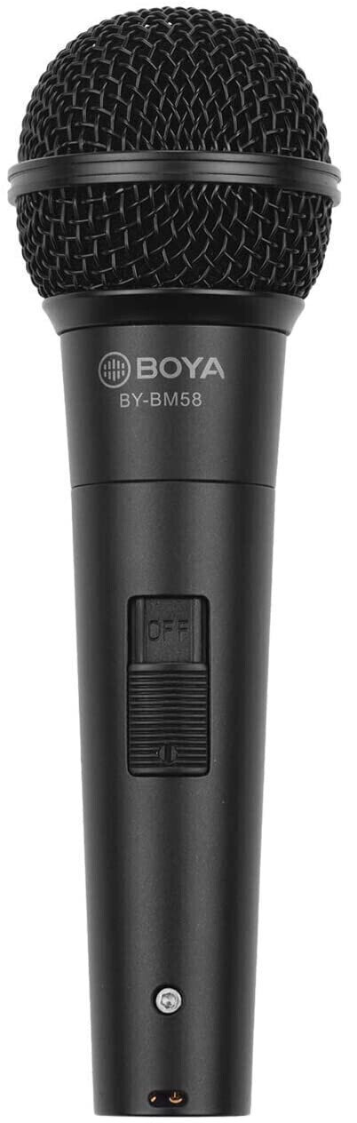 Microfone dinâmico para voz BOYA BY-BM58 Microfone dinâmico para voz