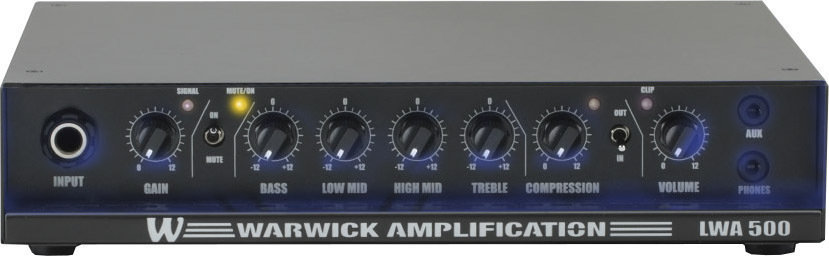 Solid-State -bassovahvistin Warwick LWA-500-BK