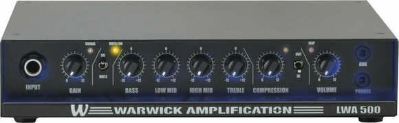 Basszusgitár erősítő fej Warwick LWA-500-BK - 1