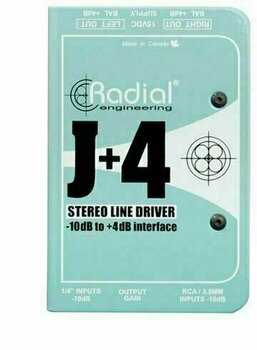Procesor dźwiękowy/Procesor sygnałowy Radial J+4 Stereo Line Driver - 1