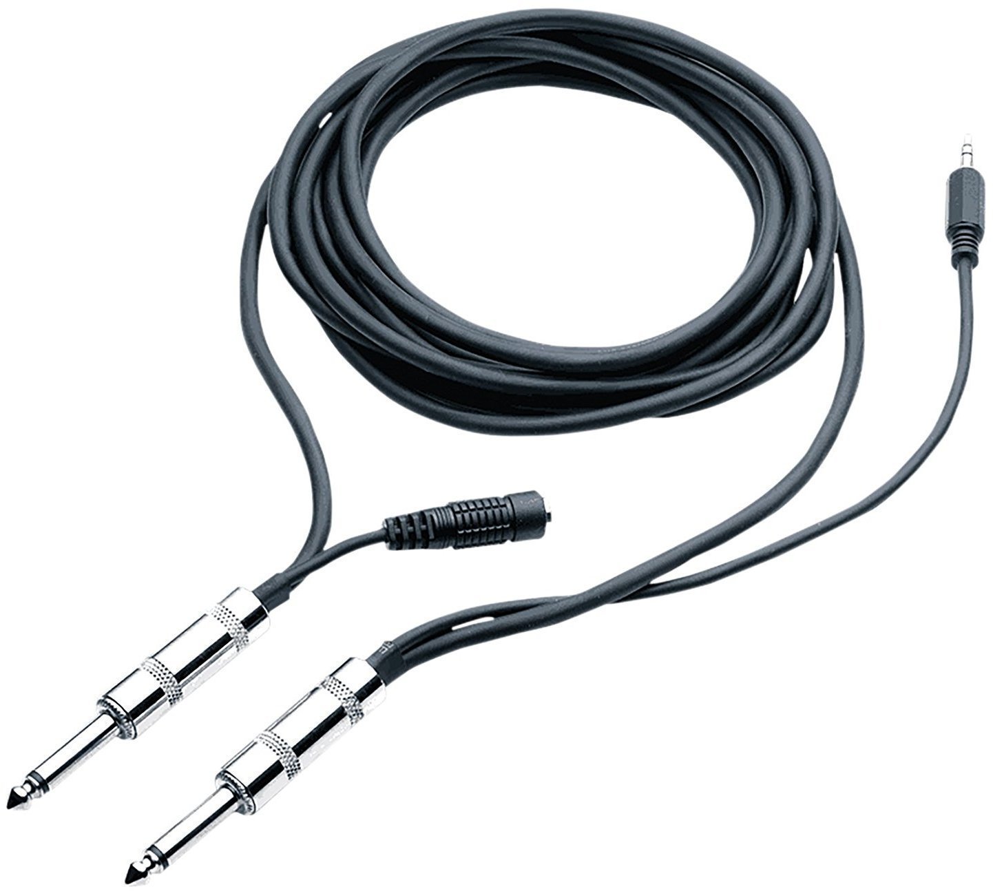 Nástrojový kabel TC Helicon GUITAR HEADPHONE CABLE Černá 3,5 m Rovný - Rovný
