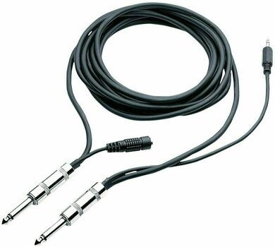 Инструментален кабел TC Helicon GUITAR HEADPHONE CABLE Черeн 3,5 m Директен - Директен - 1