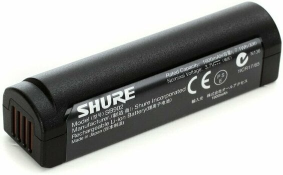 Batterij voor draadloze systemen Shure SB902 - 1